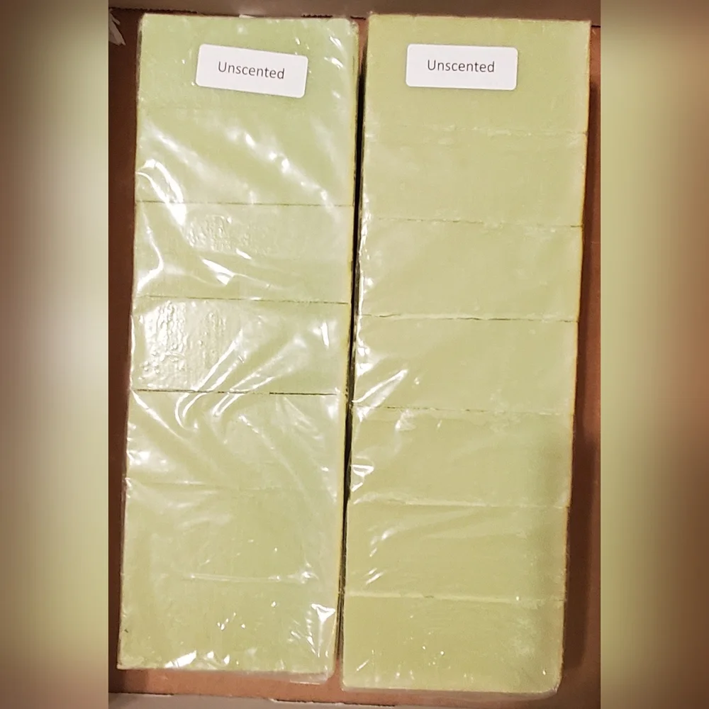 5 Pounds Of natural shea Soap bars unscented Squatch - Picture 3 of 5